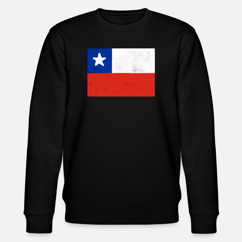 Drapeau du Chili - Sweat bio CHANGER Stanley/Stella Unisexe - noir