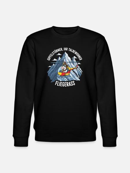 Unicorn Pilot - Stanley/Stella CHANGER Unisex Organic Sweatshirt - black