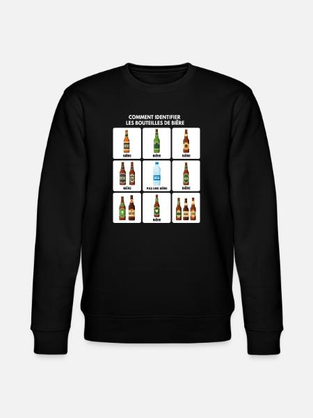 Beer Identification Guide - Stanley/Stella CHANGER Unisex Organic Sweatshirt - black