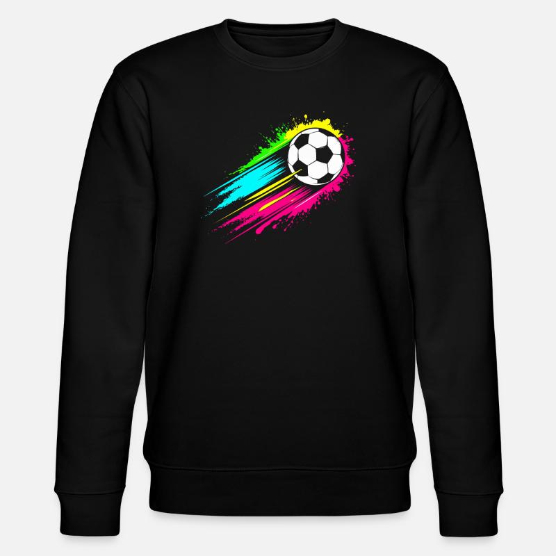 Fußball - Stanley/Stella Unisex Bio-Sweatshirt CHANGER  - Schwarz