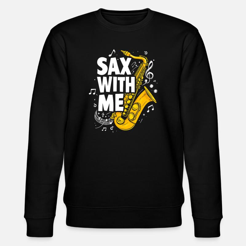 Saxophone - Sax avec moi Musikliebe - Sweat bio CHANGER Stanley/Stella Unisexe - noir