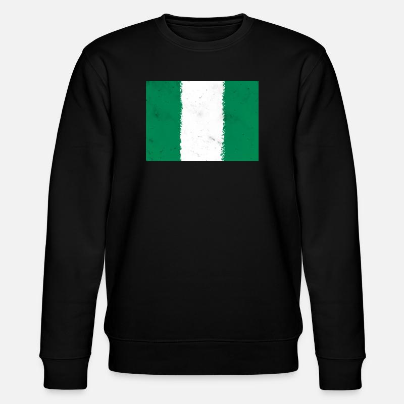 Drapeau du Nigeria - Sweat bio CHANGER Stanley/Stella Unisexe - noir