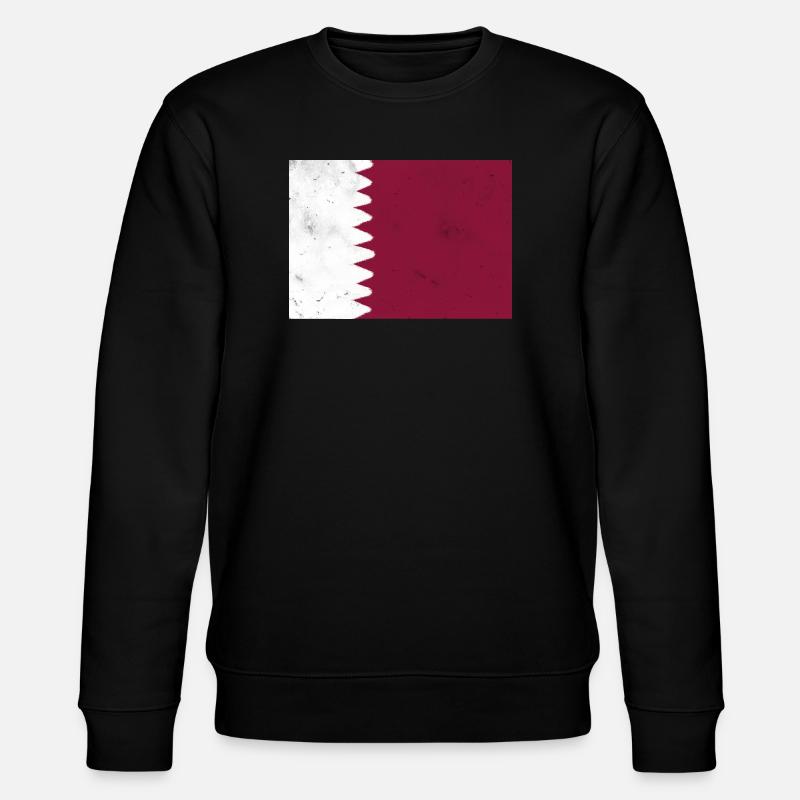 Drapeau du Qatar - Sweat bio CHANGER Stanley/Stella Unisexe - noir