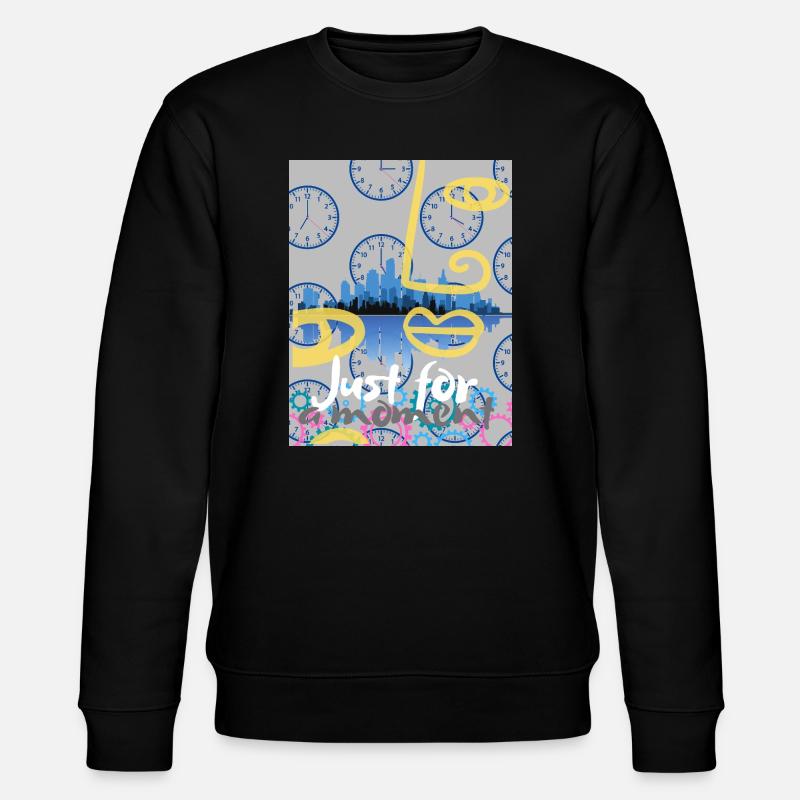 Juste un instant - Sweat bio CHANGER Stanley/Stella Unisexe - noir