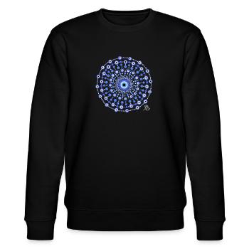 Mandala Schutz - Stanley/Stella Unisex Bio-Sweatshirt CHANGER  - Schwarz - Vorne - Nik (191cm) & Marisol (170cm)