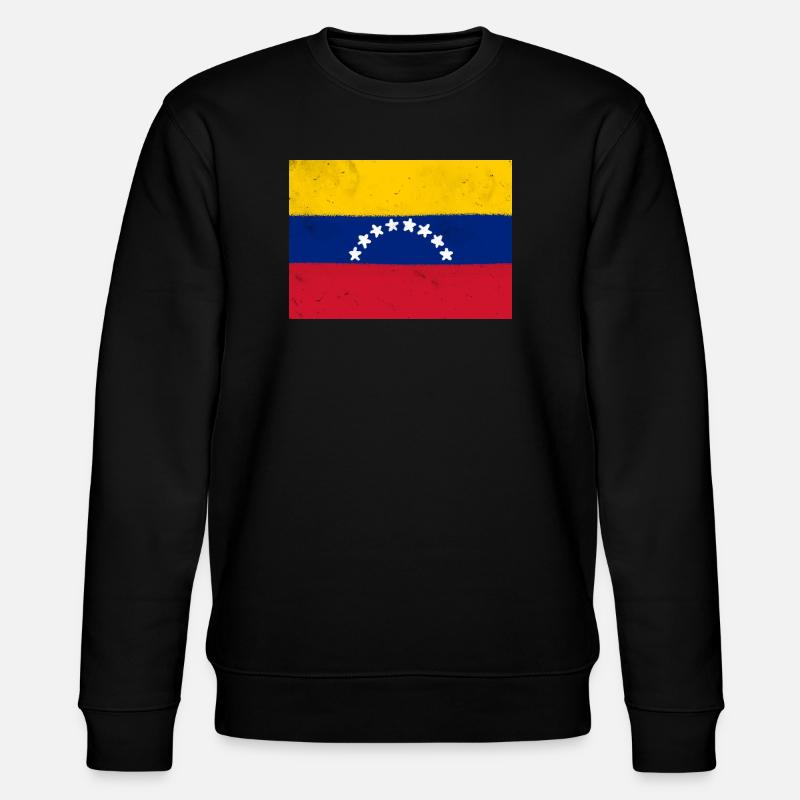 Flagge von Venezuela - Stanley/Stella Unisex Bio-Sweatshirt CHANGER  - Schwarz