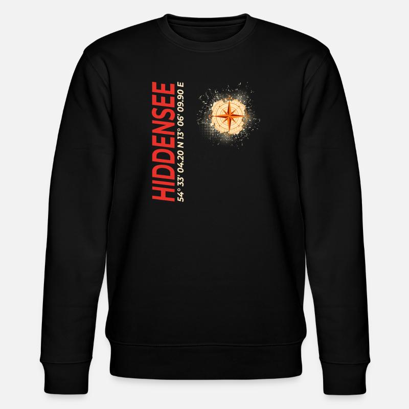 Hiddensee - Stanley/Stella Unisex Bio-Sweatshirt CHANGER  - Schwarz