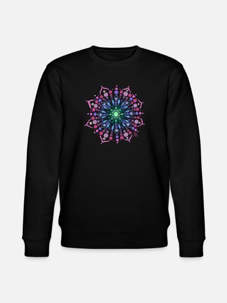 Mandala Liebe - Stanley/Stella Unisex Bio-Sweatshirt CHANGER - Schwarz