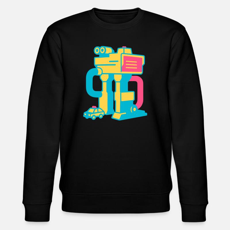 Pop Art Toy Set - Stanley/Stella Unisex Bio-Sweatshirt CHANGER  - Schwarz