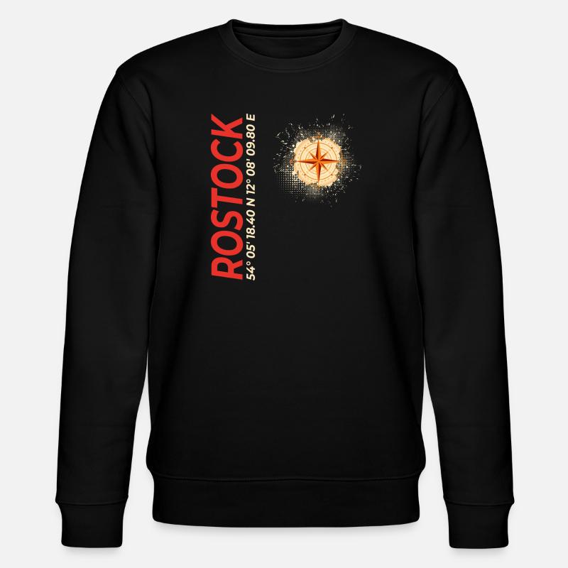 Rostock - Stanley/Stella Unisex Bio-Sweatshirt CHANGER  - Schwarz