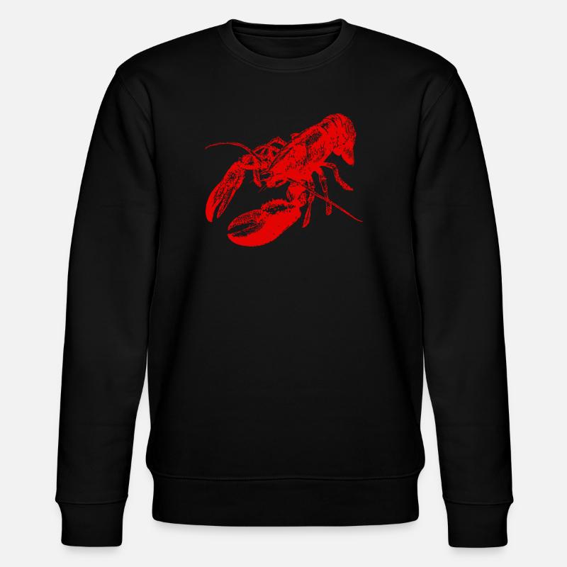 Conception graphique audacieuse de homard rouge - Sweat bio CHANGER Stanley/Stella Unisexe - noir