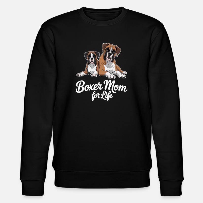 Boxer Maman pour la vie - Sweat bio CHANGER Stanley/Stella Unisexe - noir