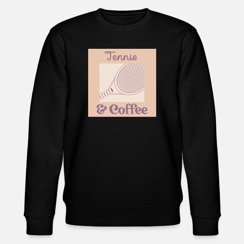 Tennis-Kaffee - Stanley/Stella Unisex Bio-Sweatshirt CHANGER  - Schwarz