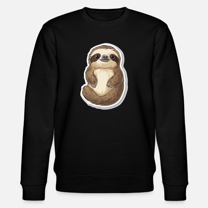 Sloth - Stanley/Stella CHANGER Unisex Organic Sweatshirt - black