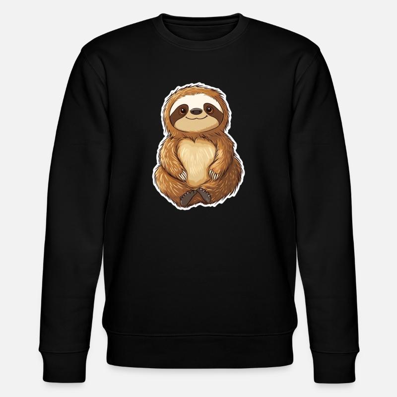 Sloth - Stanley/Stella CHANGER Unisex Organic Sweatshirt - black