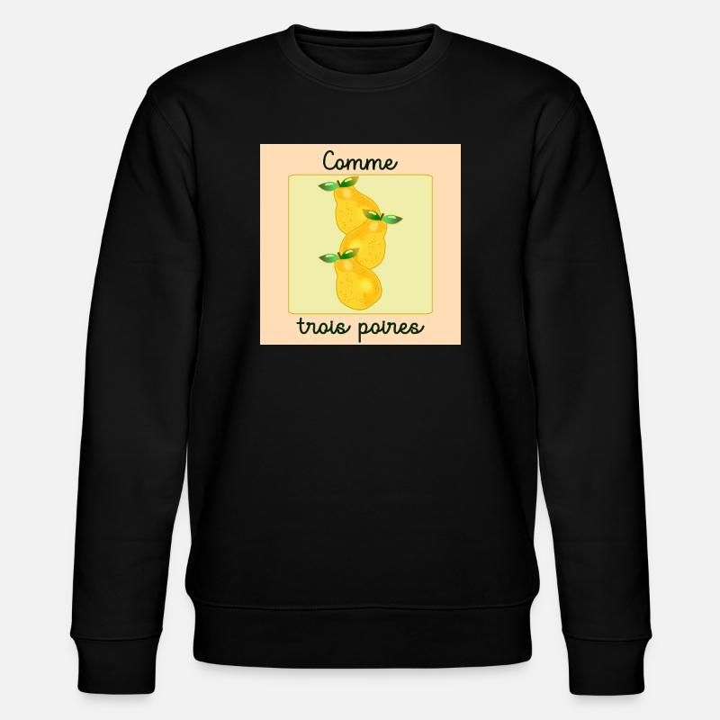 Haut comme trois poires - Sweat bio CHANGER Stanley/Stella Unisexe - noir