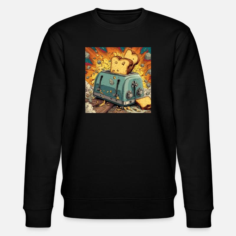 Toast Assault - Stanley/Stella Unisex Bio-Sweatshirt CHANGER  - Schwarz