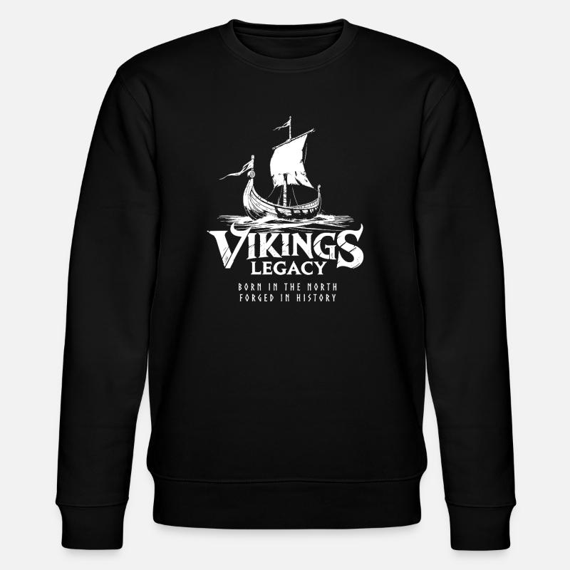 Drakkar - le drakkar viking - Sweat bio CHANGER Stanley/Stella Unisexe - noir