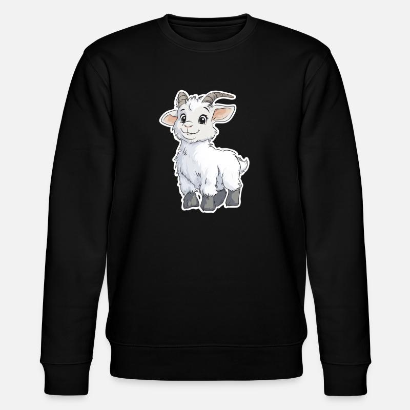 Chèvre - Sweat bio CHANGER Stanley/Stella Unisexe - noir