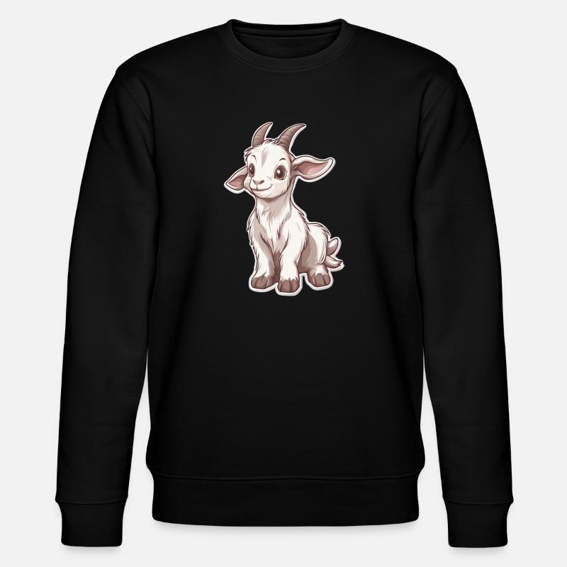 Chèvre - Sweat bio CHANGER Stanley/Stella Unisexe - noir