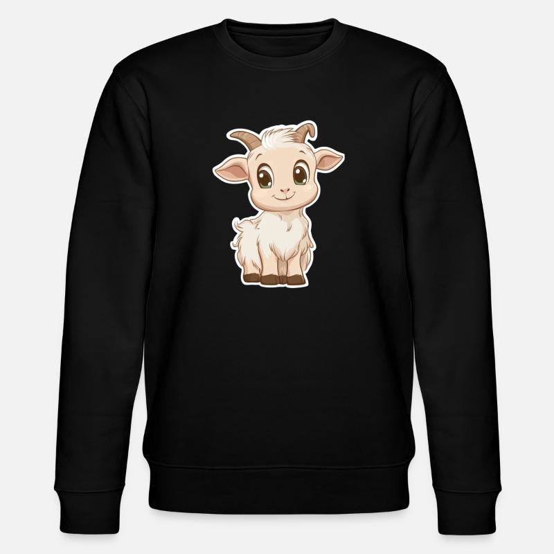 Chèvre - Sweat bio CHANGER Stanley/Stella Unisexe - noir