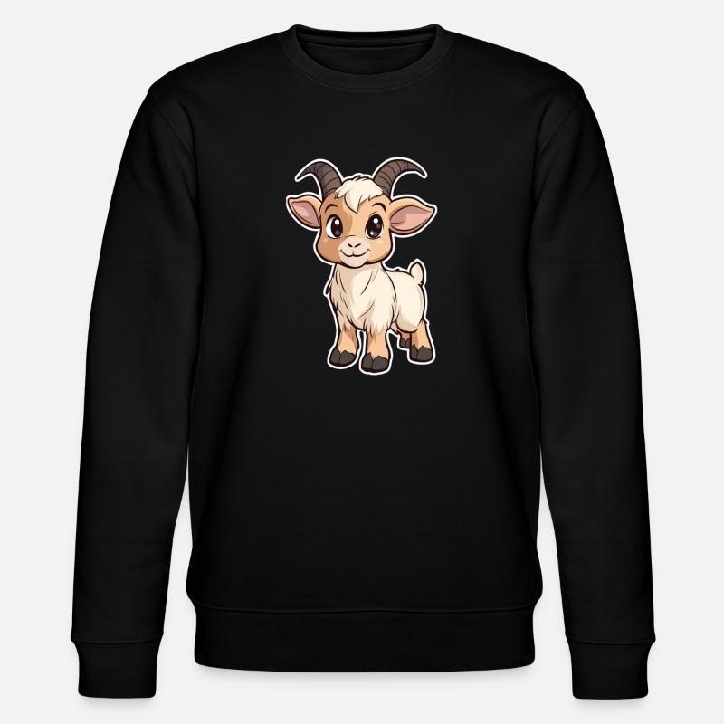 Chèvre - Sweat bio CHANGER Stanley/Stella Unisexe - noir