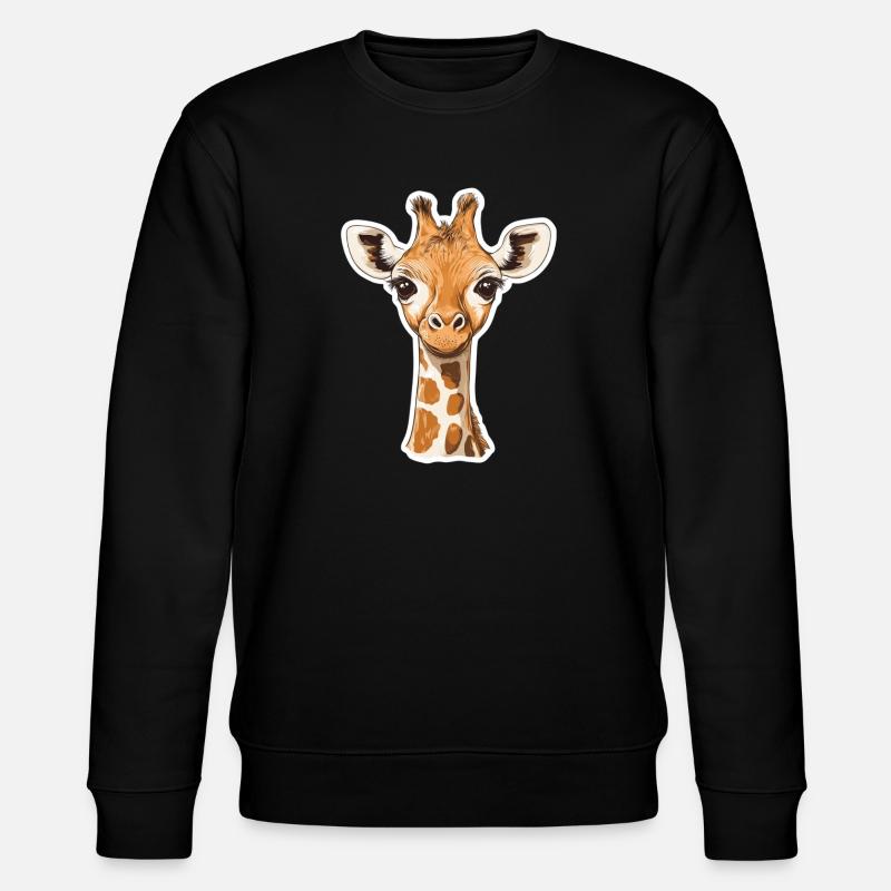 Girafe - Sweat bio CHANGER Stanley/Stella Unisexe - noir