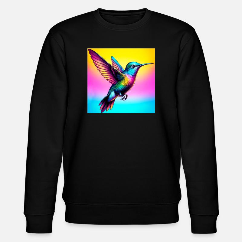 Kolibri - Stanley/Stella Unisex Bio-Sweatshirt CHANGER  - Schwarz