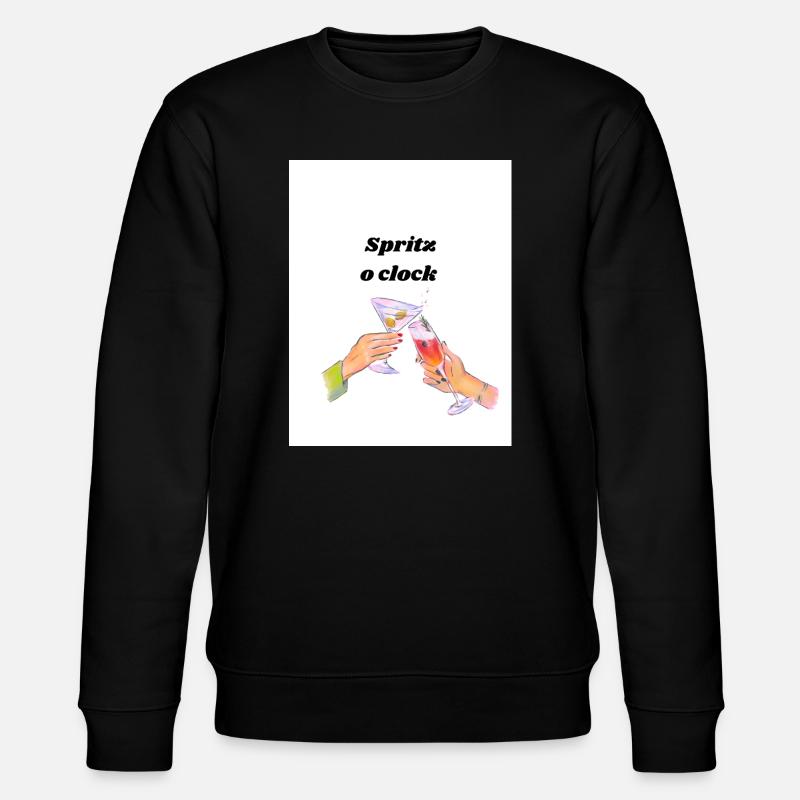 Spritz o clock  - Stanley/Stella Unisex Bio-Sweatshirt CHANGER  - Schwarz