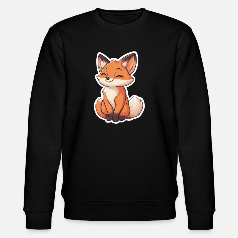 Fuchs - Stanley/Stella Unisex Bio-Sweatshirt CHANGER  - Schwarz