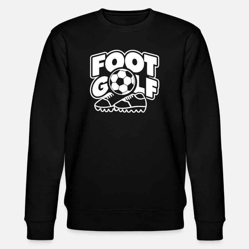 Fußballgolf - Stanley/Stella Unisex Bio-Sweatshirt CHANGER  - Schwarz