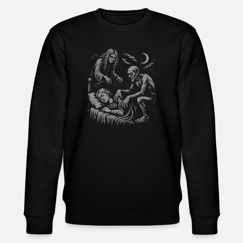 Mares and Stranglers - Ghostly nightmares - Stanley/Stella CHANGER Unisex Organic Sweatshirt - black