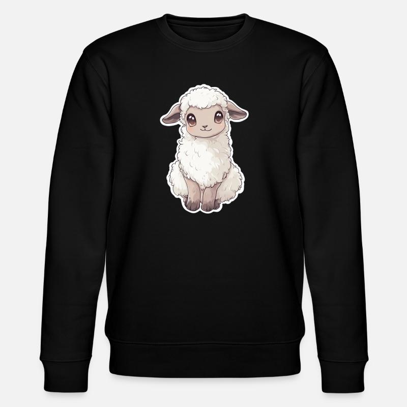 Schaf - Stanley/Stella Unisex Bio-Sweatshirt CHANGER  - Schwarz