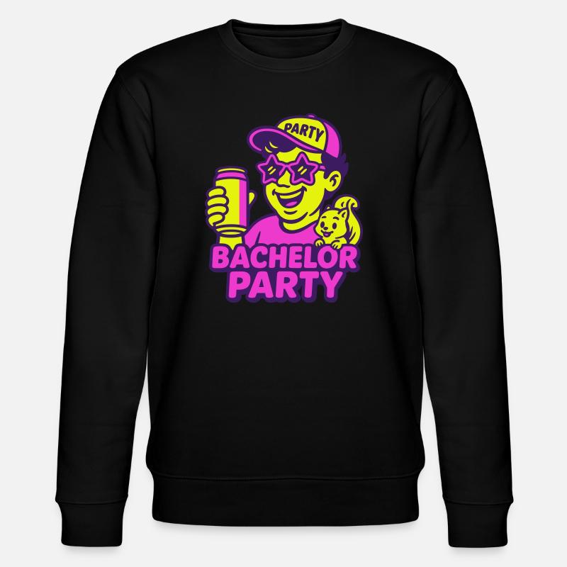 Bachelor Party - Stanley/Stella Unisex Bio-Sweatshirt CHANGER  - Schwarz
