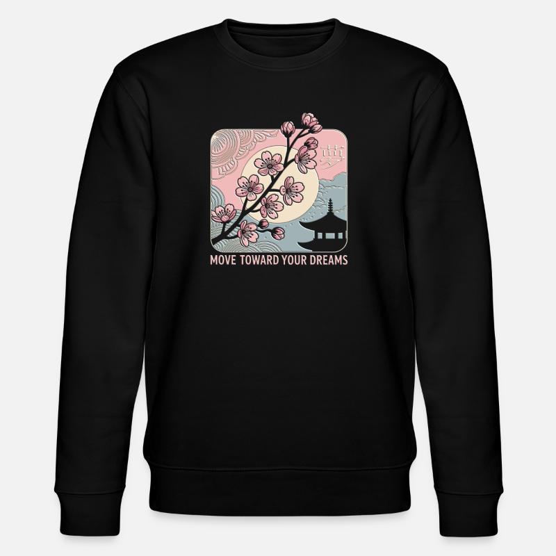 Rêve du Japon - Sweat bio CHANGER Stanley/Stella Unisexe - noir