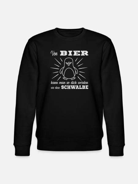 Bier Spruch - Stanley/Stella Unisex Bio-Sweatshirt CHANGER  - Schwarz