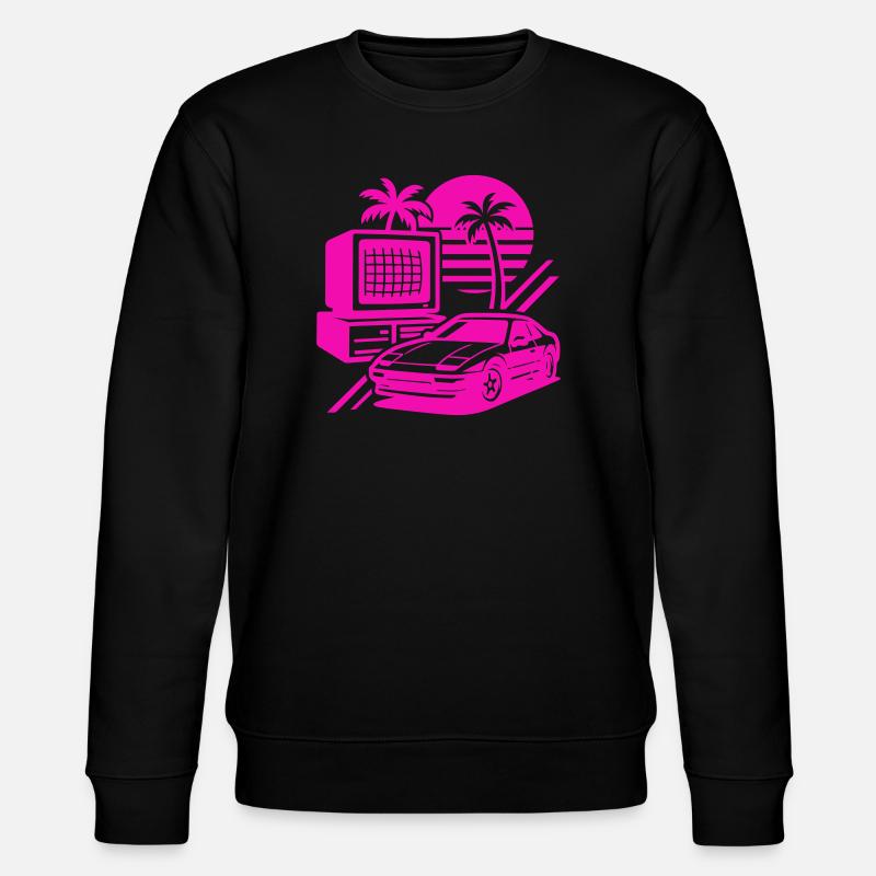 Miami Retro Pop Art - Stanley/Stella CHANGER Unisex Organic Sweatshirt - black