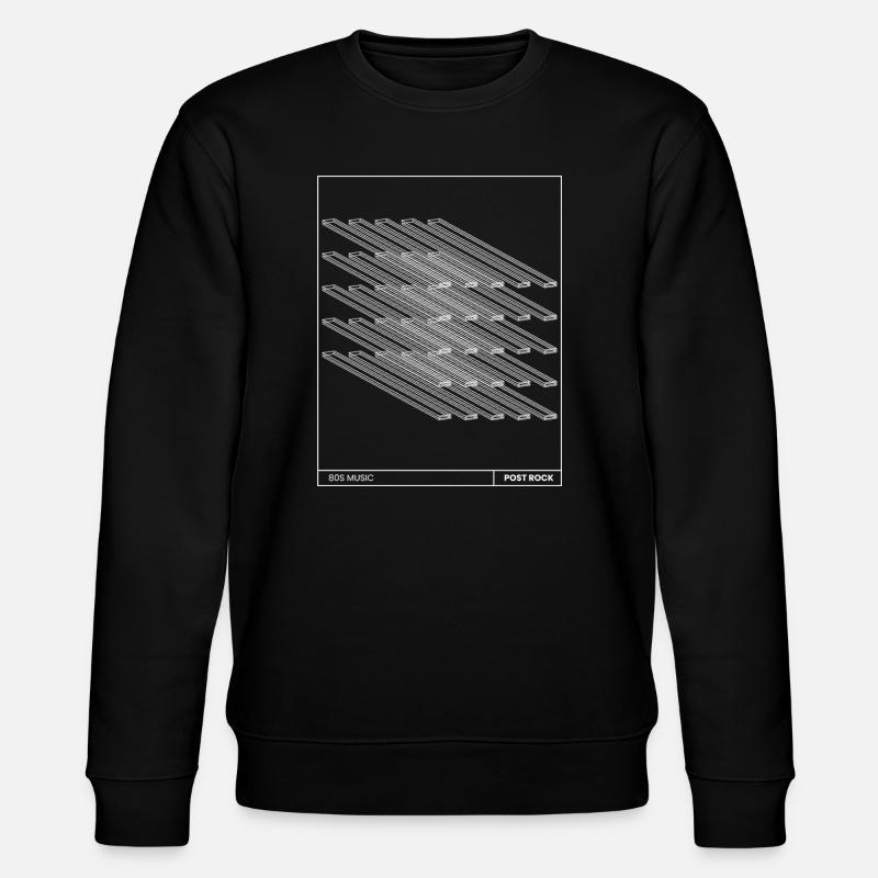 post rock poster gift - Stanley/Stella CHANGER Unisex Organic Sweatshirt - black