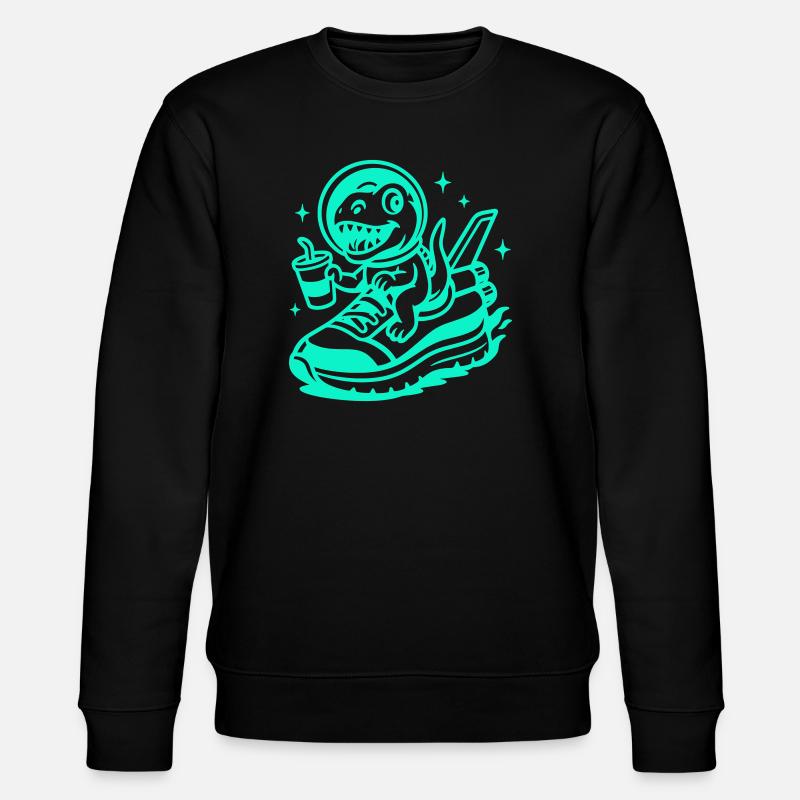 Space Fun Saurus Junior - Sweat bio CHANGER Stanley/Stella Unisexe - noir