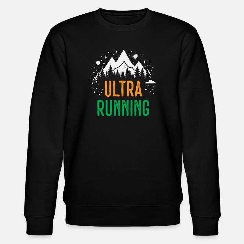 Ultra course à pied - Sweat bio CHANGER Stanley/Stella Unisexe - noir