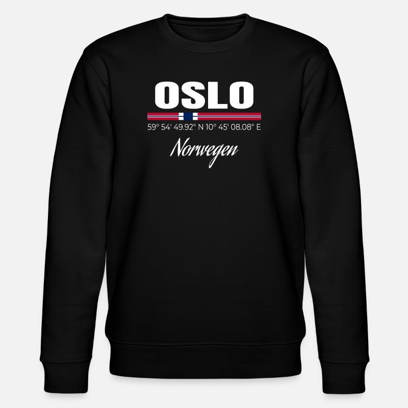 Oslo - Stanley/Stella Unisex Bio-Sweatshirt CHANGER - Schwarz