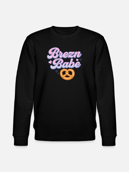 brezn babe / bretzel / fille du Bayern - Sweat bio CHANGER Stanley/Stella Unisexe - noir