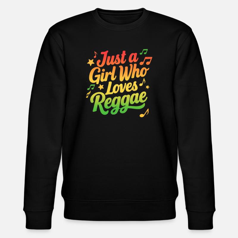 Girl Power Reggae Style - Stanley/Stella Unisex Bio-Sweatshirt CHANGER - Schwarz