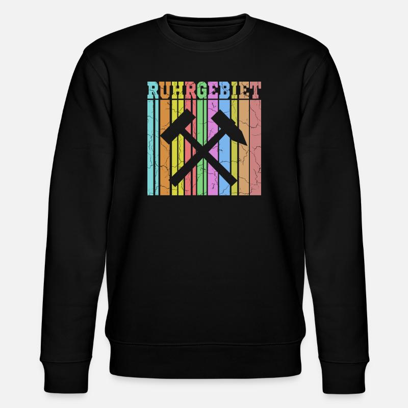zeche ruhrgebiet - Stanley/Stella Unisex Bio-Sweatshirt CHANGER  - Schwarz