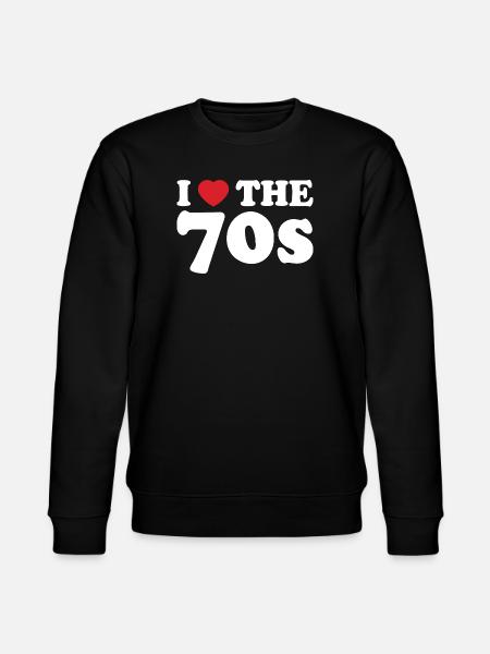 Love of the 70s - Stanley/Stella CHANGER Unisex Organic Sweatshirt - black