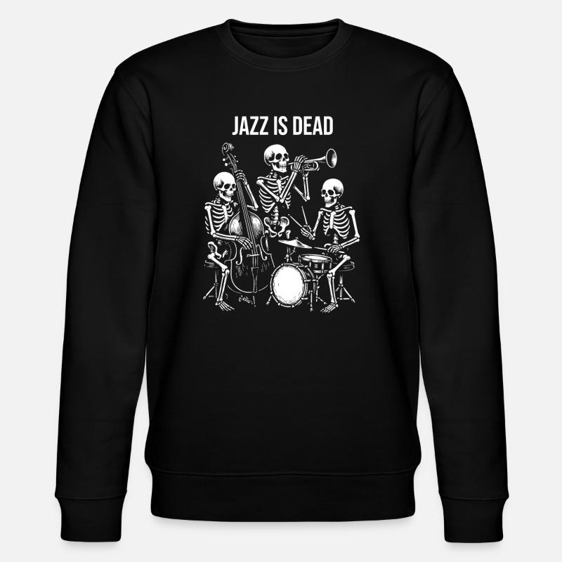 Conception du groupe squelette Dead Jazz - Sweat bio CHANGER Stanley/Stella Unisexe - noir