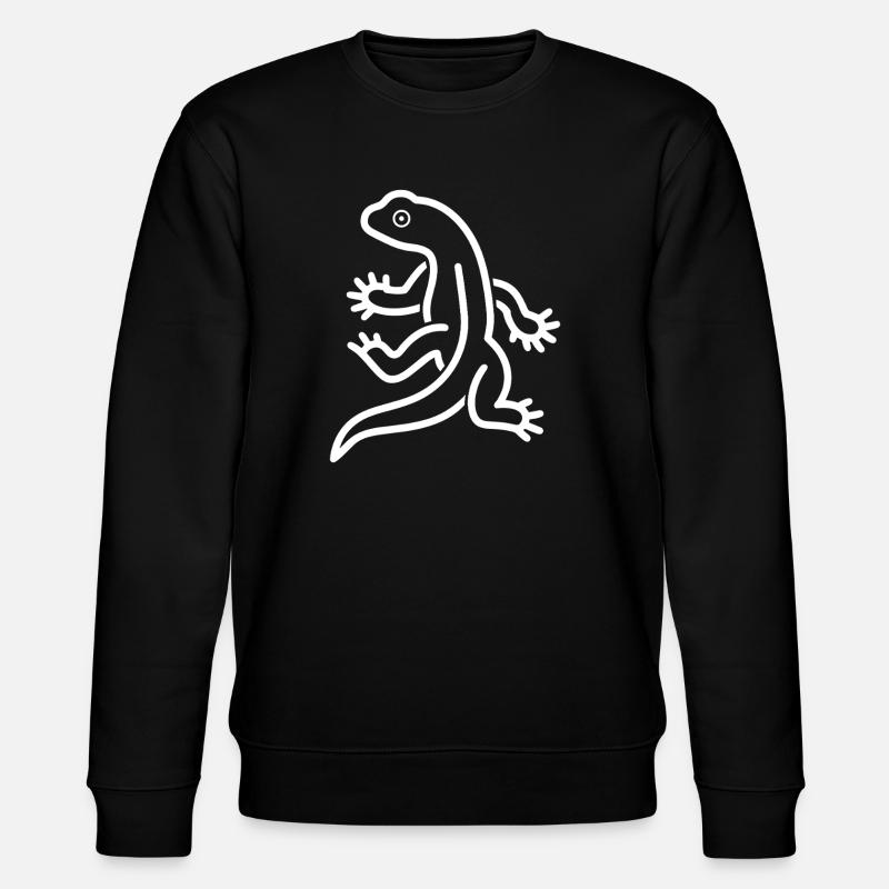 Gecko Silhouette Salamandre - Sweat bio CHANGER Stanley/Stella Unisexe - noir