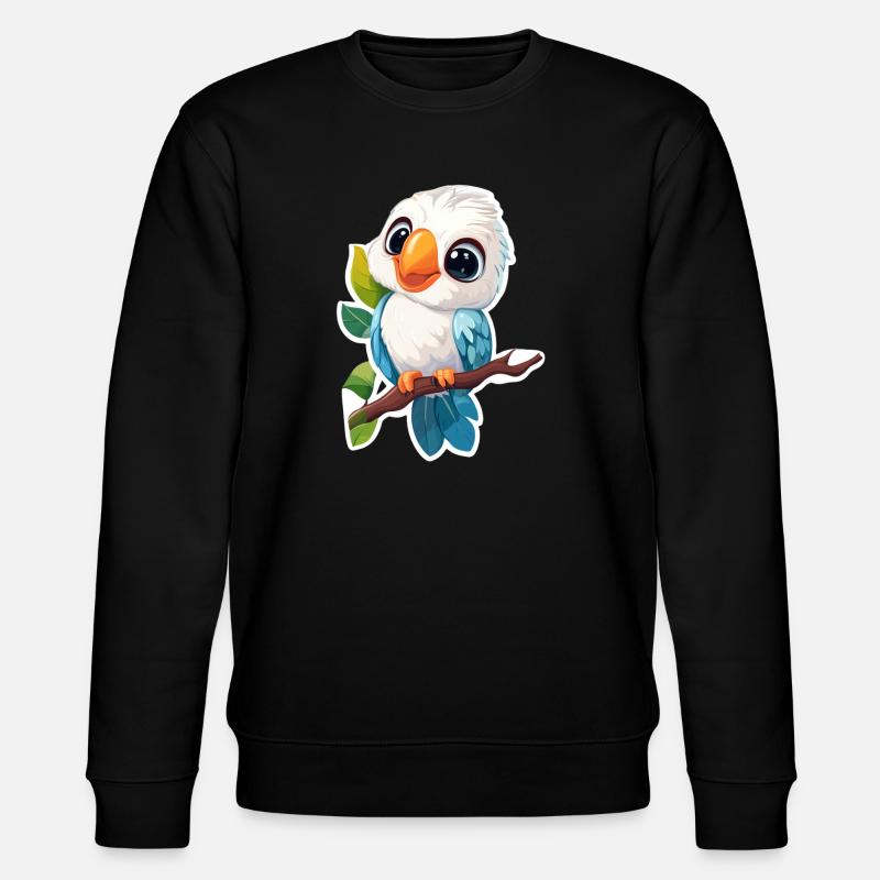 Kakadu - Stanley/Stella Unisex Bio-Sweatshirt CHANGER  - Schwarz