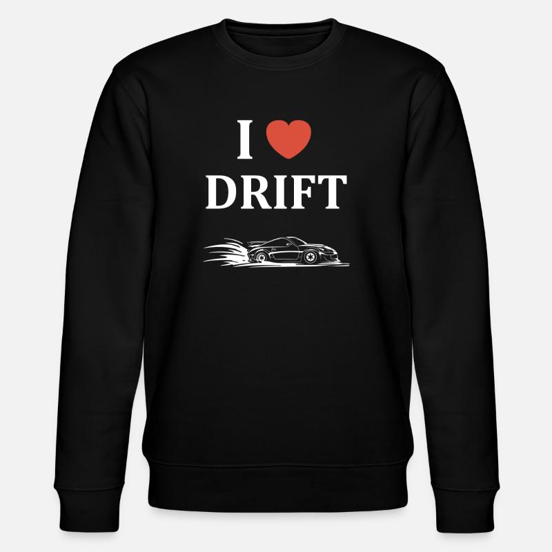 Fun Drift Car Racing - Stanley/Stella CHANGER Unisex Organic Sweatshirt - black