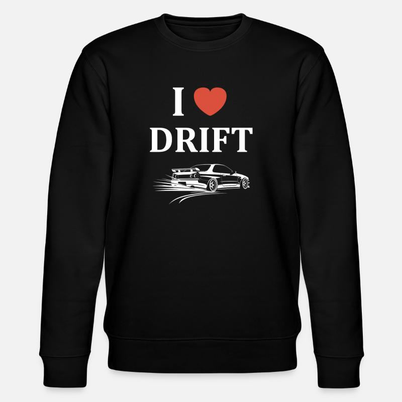 Design Drift Racing Car Passion - Sweat bio CHANGER Stanley/Stella Unisexe - noir